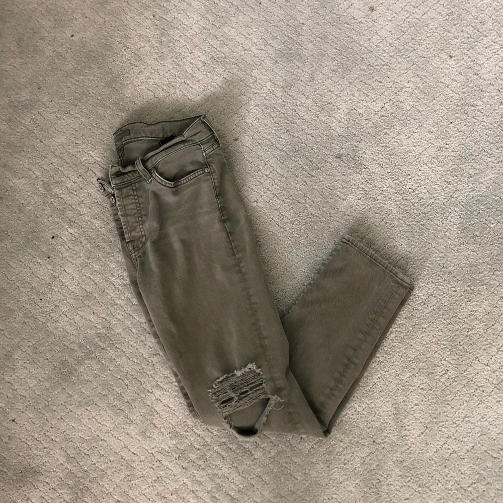 7 for all mankind green pants